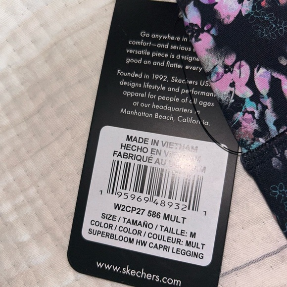 🌸 Skechers GoWalk capri leggings NWT size medium 🌸 - Picture 3 of 5